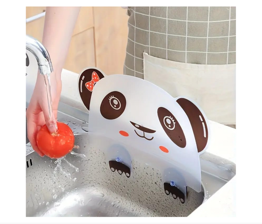 Cute Panda Sink Splash Guard for Kitchen & Bathroom Sinks